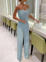 Frola - Elegant Jumpsuit with Bandeau Top