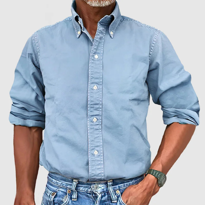 Vince – Vintage men's shirt with worn look