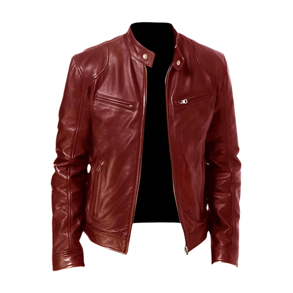 Evan - Leather Jacket Casual, Elegant and Stylish