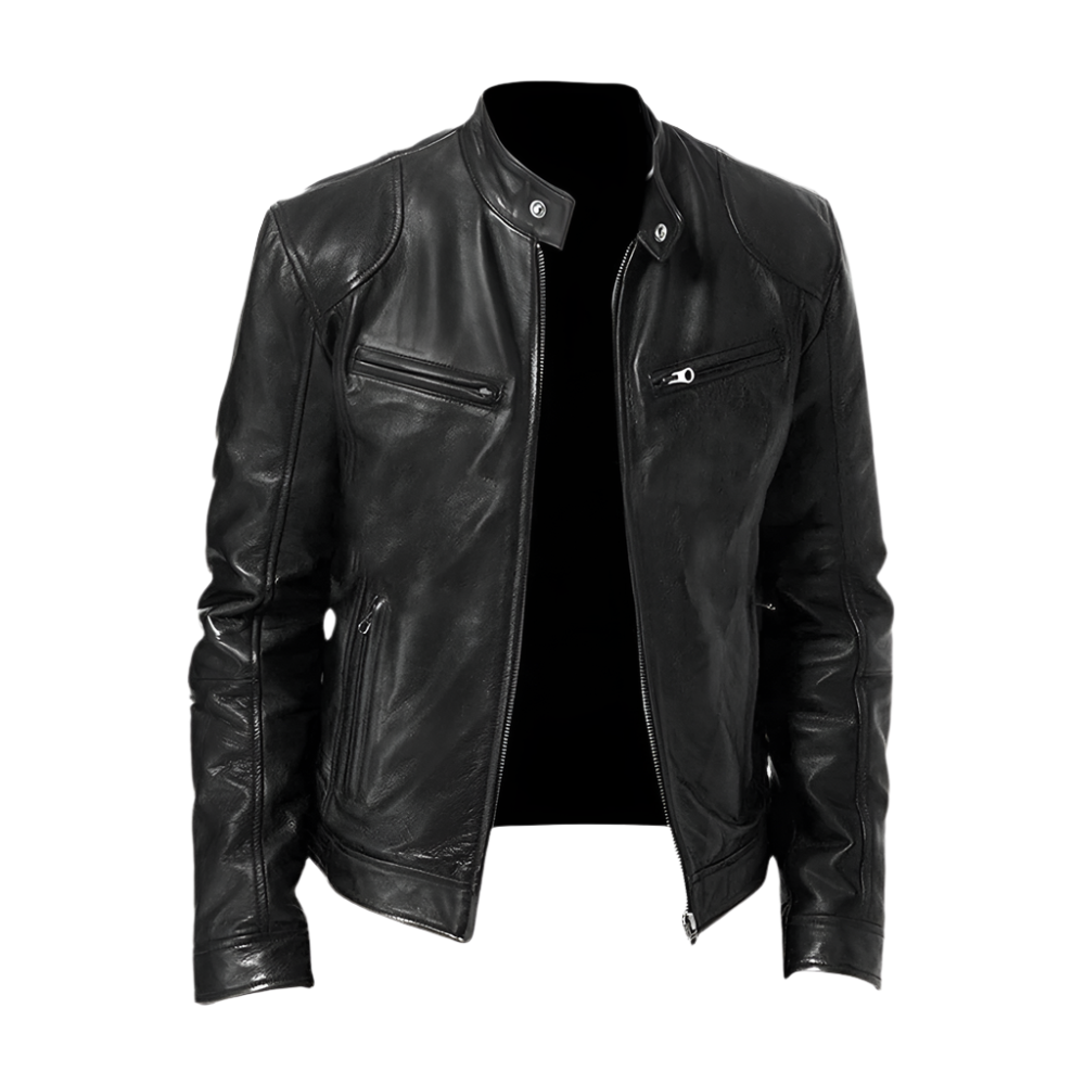 Evan - Leather Jacket Casual, Elegant and Stylish