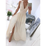 Sleeveless Women's Linen Dress