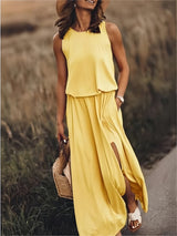 Edna - Boho Modal Maxi Dress in Elegant Style