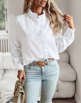 Alva - Elegant and fashionable blouse for the autumn