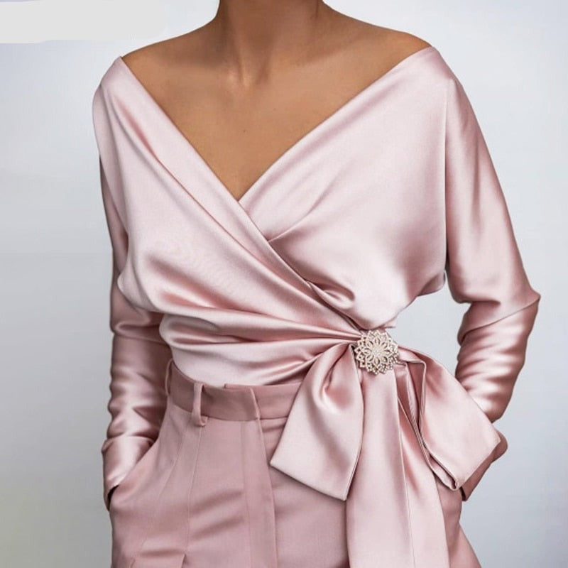 Claudia - Summer Silk Blouse