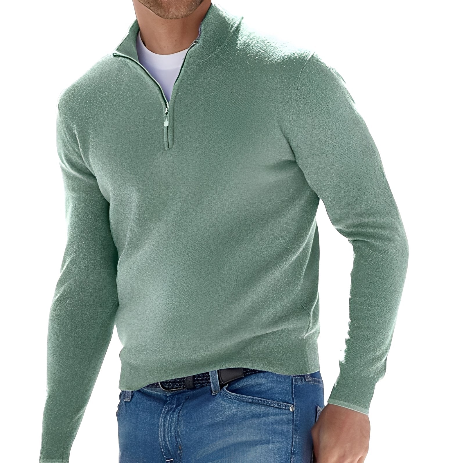 Eliott - Cashmere Sweater with Zipper for Men