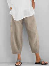 Alethea - Loose Linen Pants with Relaxed Fit