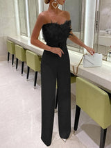 Frola - Elegant Jumpsuit with Bandeau Top