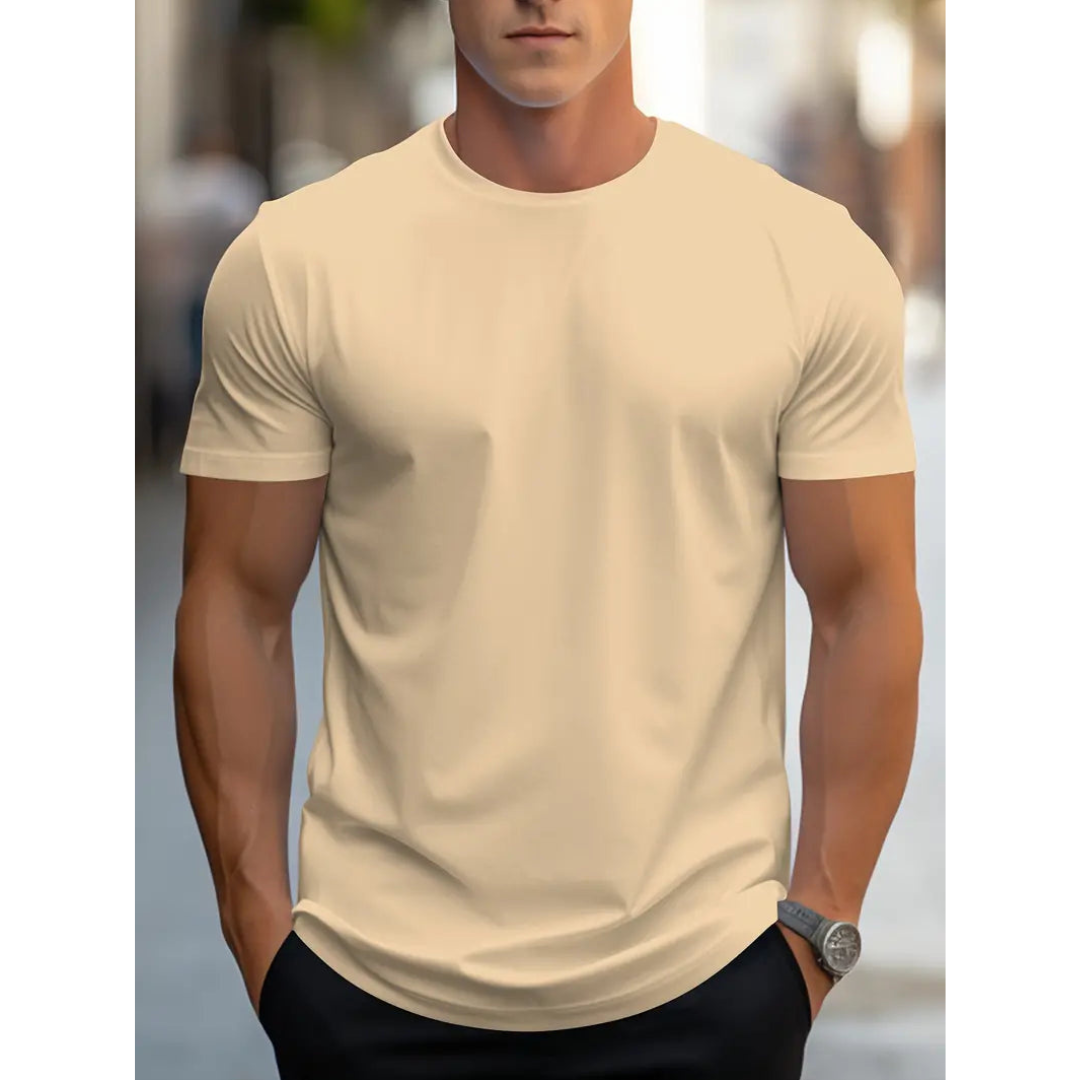 Brian - Classic Men's T-Shirt with Short Sleeves
