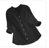 Venetia - Loose Shirt Made of Linen and Cotton