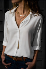 Modiva - Casual blouse with long sleeves