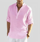 Cordell - Loose Fit Men's Linen Shirt