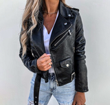 Ella - Chic and traditional women's leather jacket.