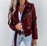 Ella - Chic and traditional women's leather jacket.