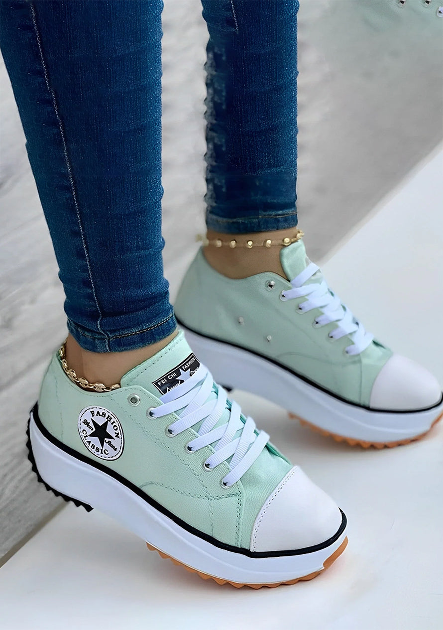 Canvas Shoes – Trendy Ladies Sneakers