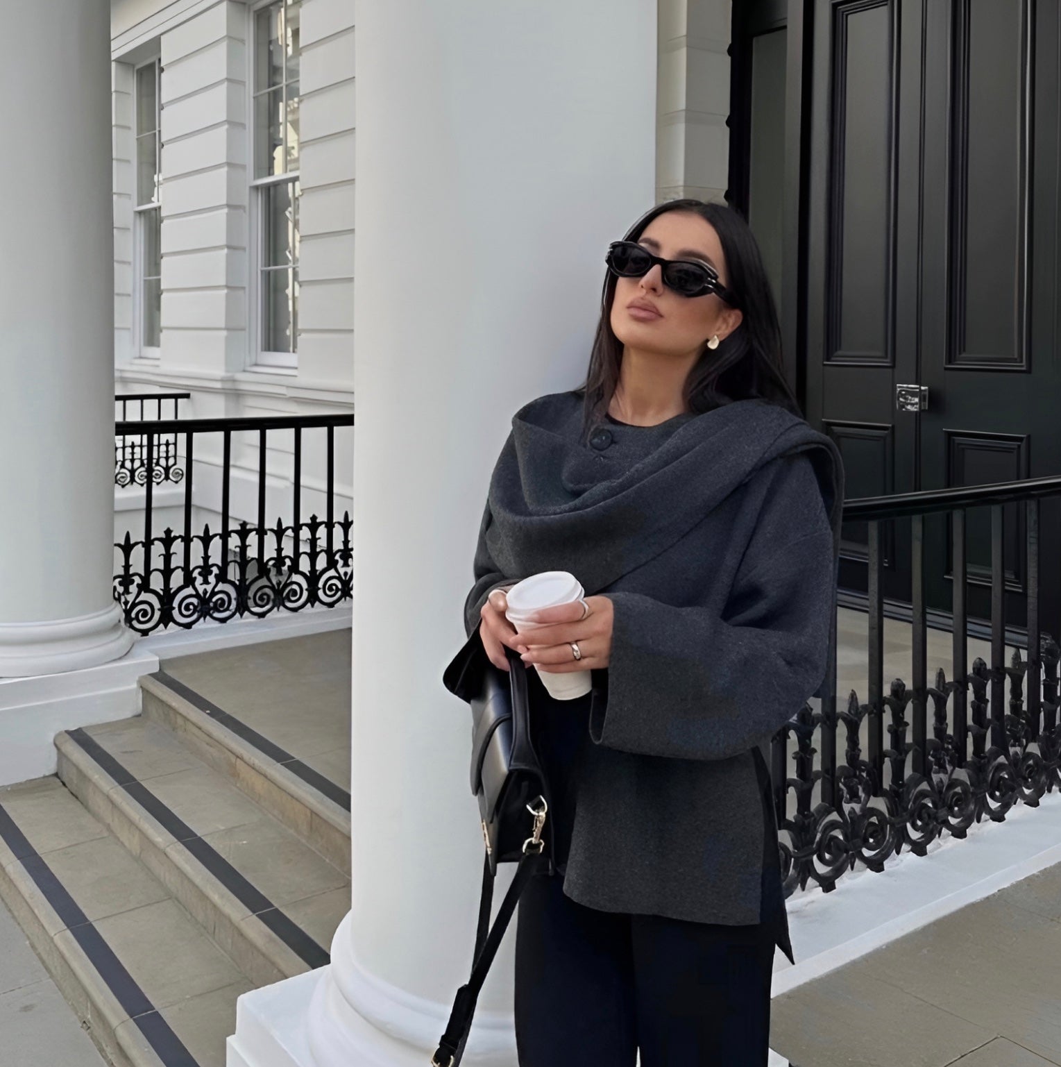 Levke - Women's Viral Cape Coat