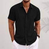 Oberon - Men's Short Sleeve Linen Shirt