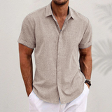 Oberon - Men's Short Sleeve Linen Shirt