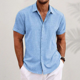 Oberon - Men's Short Sleeve Linen Shirt