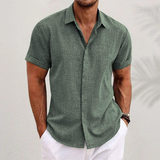 Oberon - Men's Short Sleeve Linen Shirt