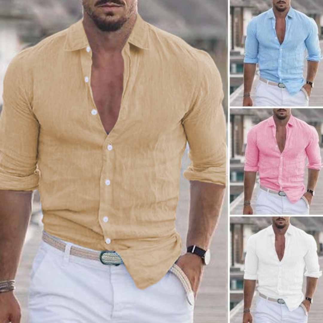 Linen Shirt - Summer Elegance with Light Wear Feel