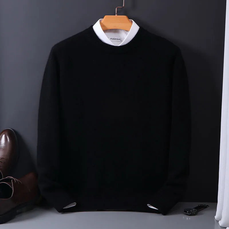 First-class men's cashmere sweater