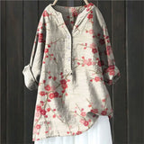 Leah - Trendy and Comfortable Floral Blouse