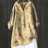 Leah - Trendy and Comfortable Floral Blouse