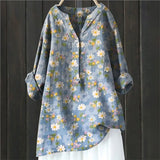Leah - Trendy and Comfortable Floral Blouse
