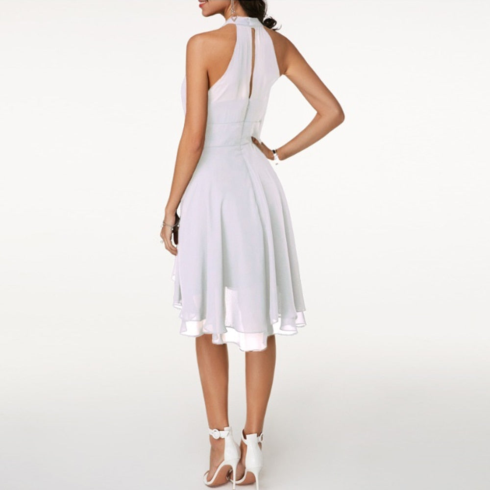 Loren - Women's Dress with Elegant Ruffle Style