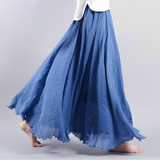 Monica - Airy and Elastic Maxi Skirt