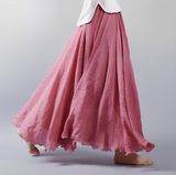 Monica - Airy and Elastic Maxi Skirt