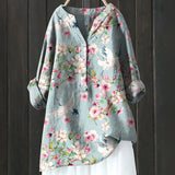 Leah - Trendy and Comfortable Floral Blouse