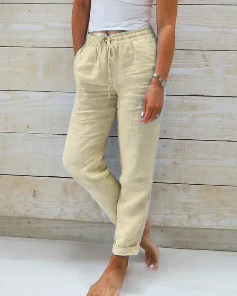 Stacy - Women's Linen Pants