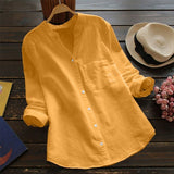Venetia - Loose Shirt Made of Linen and Cotton