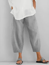 Alethea - Loose Linen Pants with Relaxed Fit