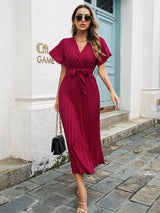 Haide - Elegant Dress with Pleats