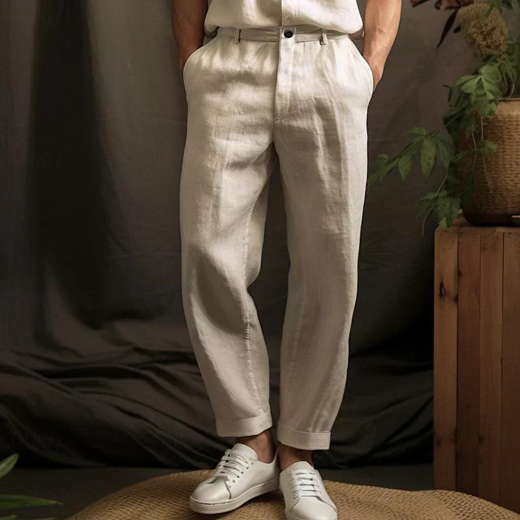 Paul - Linen Pants with Relaxed Fit