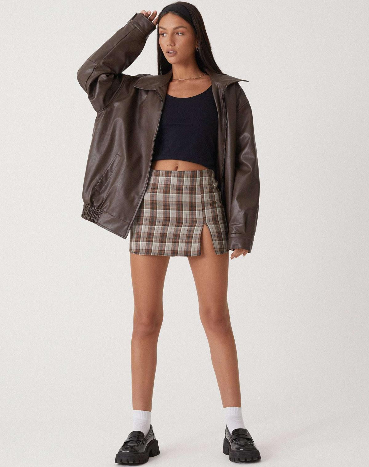 Sophia - Casual Oversized Leather Jacket